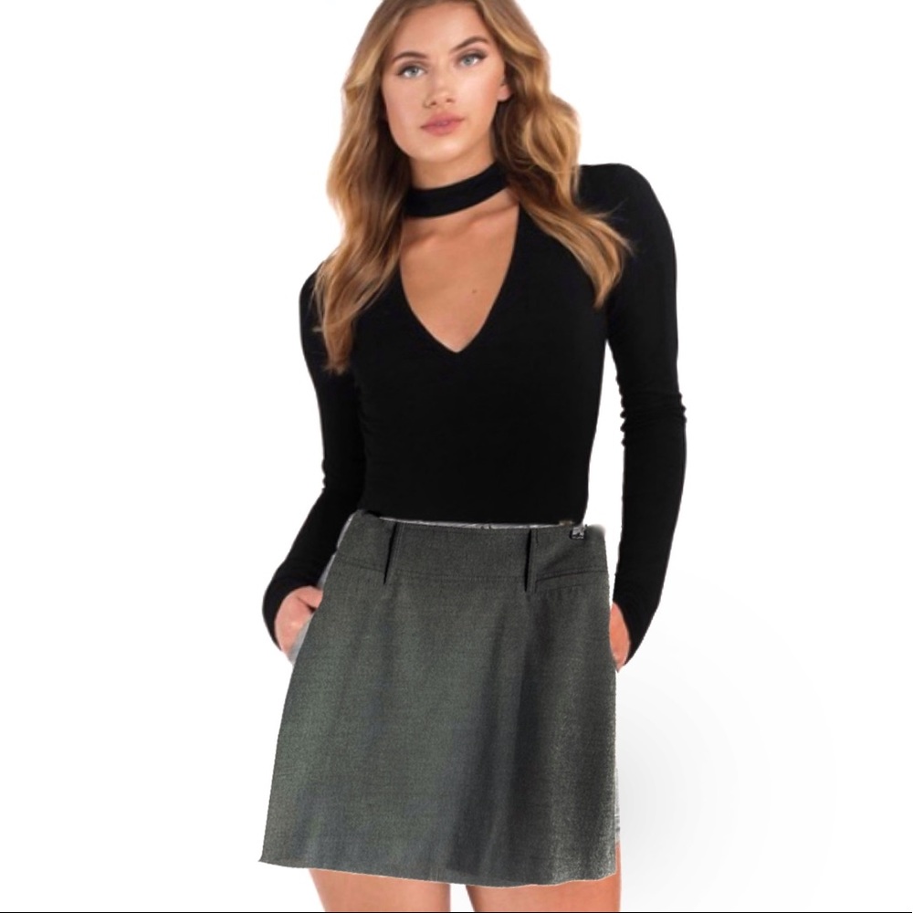 The Limited Stretch Grey Skirt 6